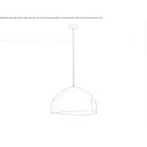 Aluminum hanging lamp Rudky
