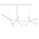 A system of modular metal LED hanging lamps Simoes