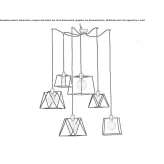 Regulowana metalowa lampa wisząca Uvalde