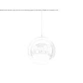 LED hanging lamp made of polycarbonate Manteno