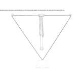 Metal hanging lamp Brest