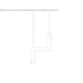 Lampa wisząca LED z mosiądzu i opalowego szkła Cacinci