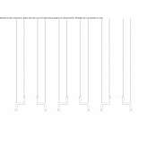 Lampa wisząca LED z mosiądzu i opalowego szkła Cacinci