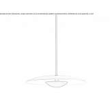 Aluminum LED hanging lamp Boxgrove
