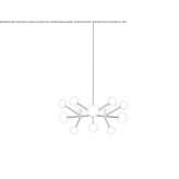 Metal hanging lamp Revnice