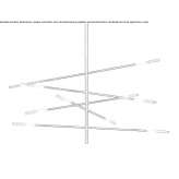 Lampa wisząca z malowanego metalu Pazarkoy