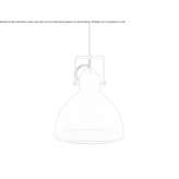 Metalowa lampa wisząca LED z funkcją ściemniania Shasta