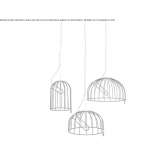 Lampa wisząca LED ze stali malowanej proszkowo Mondariz