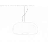 Lampa wisząca LED z dmuchanego szkła Zevergem