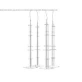 Handmade crystal pendant lamp Hostoun