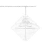 LED hanging lamp made of glass Dueville