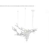 Lampa wisząca LED wykonana ręcznie z brązu Yorkton