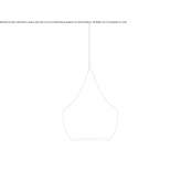 Brass LED hanging lamp Gergei