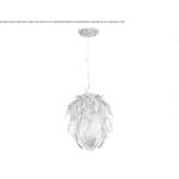 LED hanging lamp handmade of bronze Tokod