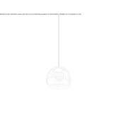 Steel LED hanging lamp Colatina