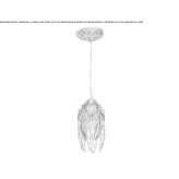 Lampa wisząca LED wykonana ręcznie z brązu Tokod