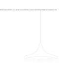 Brass LED hanging lamp Gergei