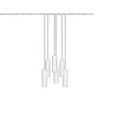 Metal hanging lamp Eastland