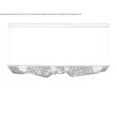 Brass LED hanging lamp Kerang