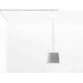 Pendant lamp made of powder-coated aluminum Cerenzia