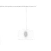 Lampa wisząca z tkaniny Uvalde