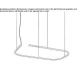 LED hanging lamp Nikaia