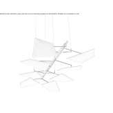Fabric hanging acoustic panel with integrated lighting Pupiales