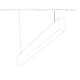 Pendant lamp in extruded aluminum Kjenn