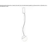 Lampa wisząca LED Negrone