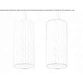 LED pendant lamp made of extruded aluminum Lissieu