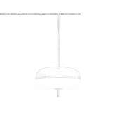 Lampa wisząca z dmuchanego szkła Dickens