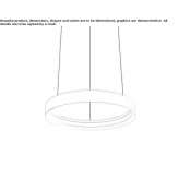 LED pendant lamp made of extruded aluminum Bompas