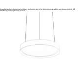 LED pendant lamp made of extruded aluminum Bompas