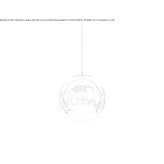 LED hanging lamp made of polycarbonate Manteno