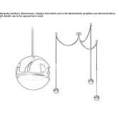 Halogen hanging lamp Solrod
