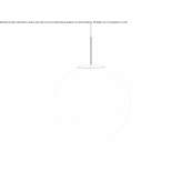 LED hanging lamp made of polycarbonate Chifley