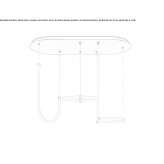 LED hanging lamp made of brass and polycarbonate Jugureni