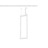 LED pendant lamp made of extruded aluminum Pertusio