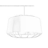 Steel hanging lamp Marciano