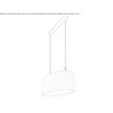Fabric hanging lamp Vilopriu
