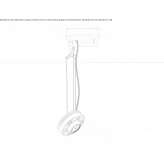 Aluminiowa lampa wisząca LED Oradell