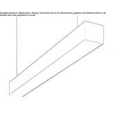 Pendant lamp in extruded aluminum Wijewo