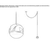 Halogen hanging lamp Solrod
