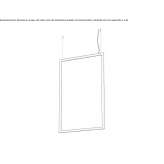 LED pendant lamp made of extruded aluminum Pertusio
