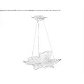 Handmade bronze hanging lamp Cordon