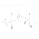LED hanging lamp made of blown glass Jacura