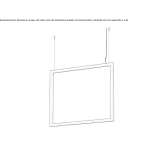 Lampa wisząca LED z wytłaczanego aluminium Pertusio