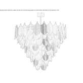 Murano glass hanging lamp Forsyth