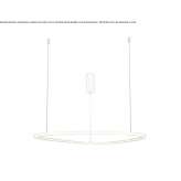 Metal LED hanging lamp Pamplico