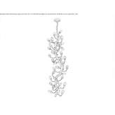 Ręcznie robiona lampa wisząca z brązu Gouvieux